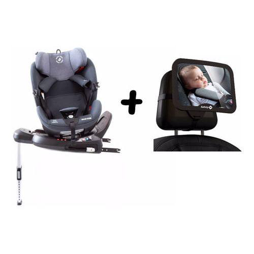 Cadeirinha De Carro Spinel 360 Maxicosi 0 A 36 Kg Authentic Graphite + Espelho Back Seat