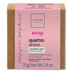 Imagem do produto Cadiveu Essentials Quartzo Shine By Boca Rosa Hair Shampoo Em Barra 70G