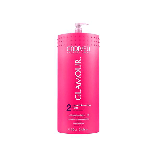 Imagem do produto Cadiveu Glamour 2 Condicionador Rubi Lavatori 3 Lt