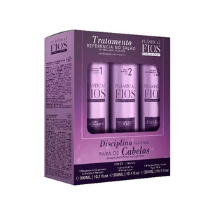 Imagem do produto Cadiveu Plastica Dos Fios Kit Profissional Sh+Antifrizz+Masc 3 X 300Ml