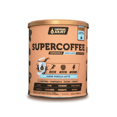 Imagem do produto Café Termogênico Supercoffee Impossible Vanilla Latte 220G Caffeine Army
