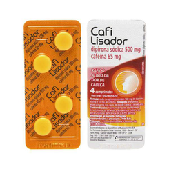 Cafi Lisador 500Mg/65Mg C/ 4 Comprimidos