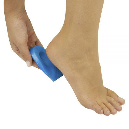 Calcanheira Acomodativa Para Esporão Silicalk Ortho Pauher Azul Médio