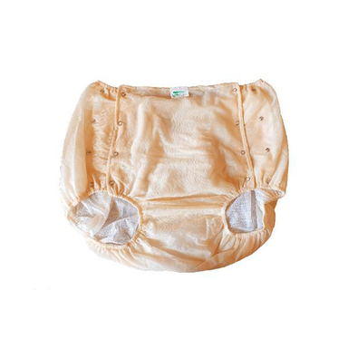 Imagem do produto Calça Plástica Bege Com Botão Luxo Senior Care Tamanho Pp