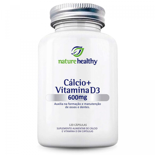 Cálcio 600Mg + Vit D3 200Ui Nature Healthy