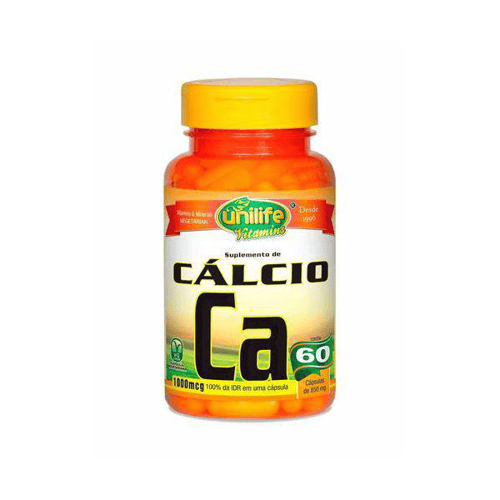 Cálcio Ca Unilife 60 Cápsulas De 850Mg