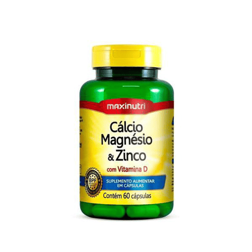 Imagem do produto Cálcio Com Magnésio E Zinco 60 Cápsulas