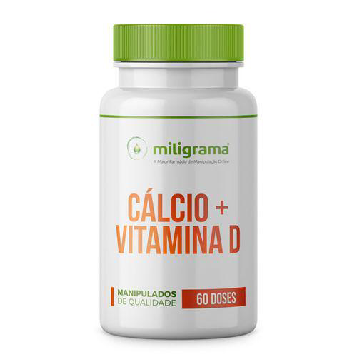 Cálcio Com Vitamina D 60 Doses