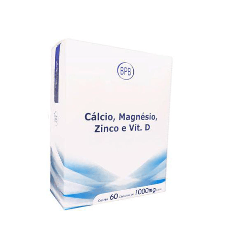 Cálcio, Magnésio, Zinco E Vitamina D Bpb 60 Cápsulas