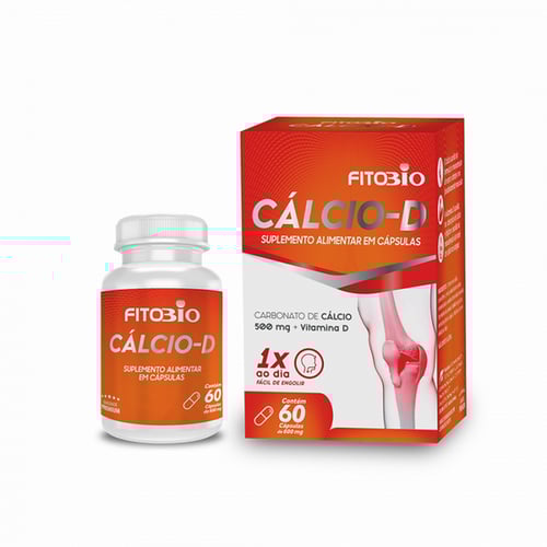 Imagem do produto Calcio + Vit D Fitobio 60Cps