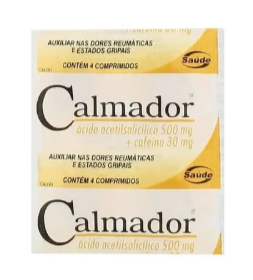 Imagem do produto Calmador 500 Mg + 30 Mg - 4 Comprimidos
