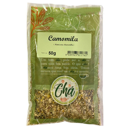 Imagem do produto Camomila Flor Seca Chá 100 Natural Matricaria Recutita 50G Chá Com Chá