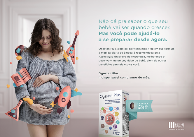 Imagem Complementar do ogestan plus besins healthcare 90 cápsulas