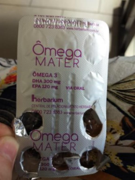Imagem Complementar do ômega mater 60 cápsulas
