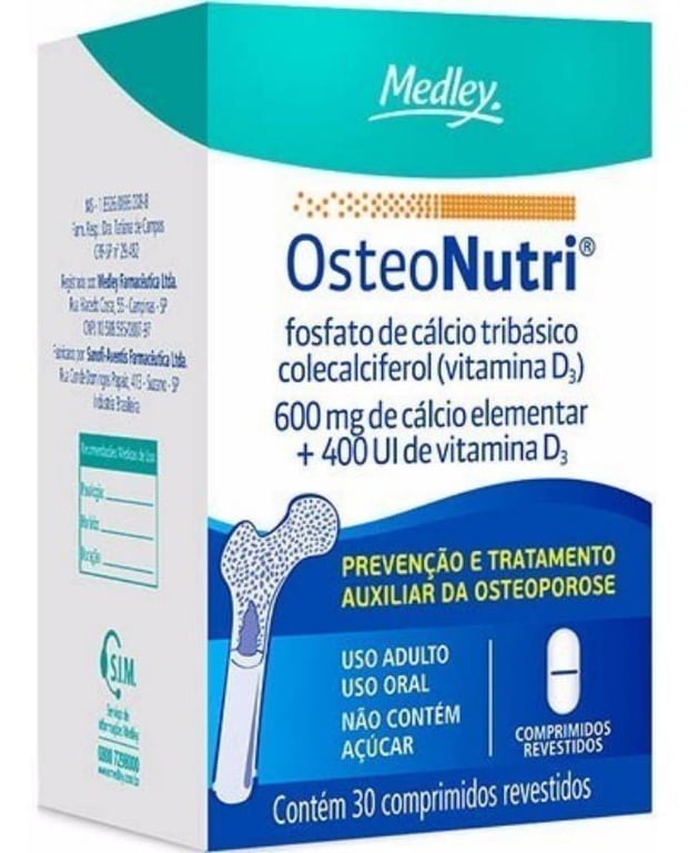 Imagem Complementar do Osteonutri com 30 comprimidos revestidos 600mg e 400ui