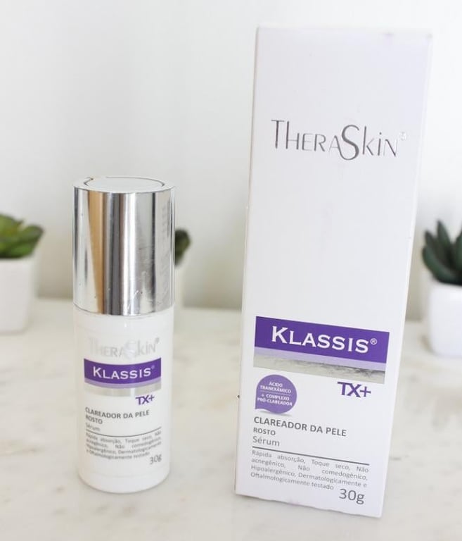 Imagem Complementar do Sérum Clareador Facial Klassis TX+ Theraskin 30g