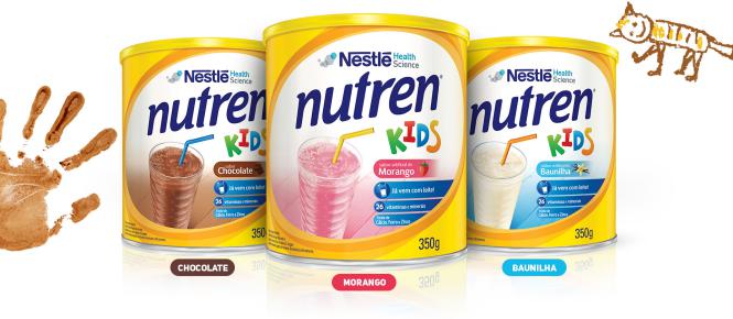 Imagem Complementar do Nutren - Kids Nestle Health Science Sabor Chocolate 350G E Grátis Colher Dosadora Colecionável