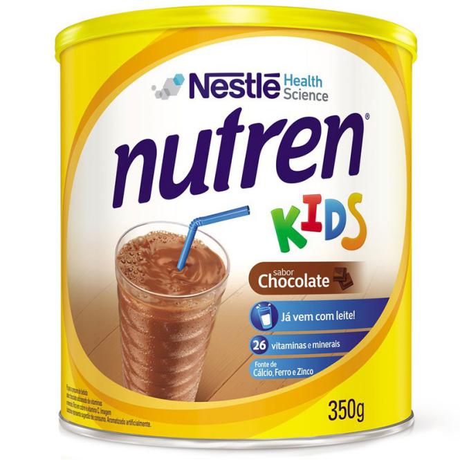 Imagem Complementar do Nutren - Kids Nestle Health Science Sabor Chocolate 350G E Grátis Colher Dosadora Colecionável