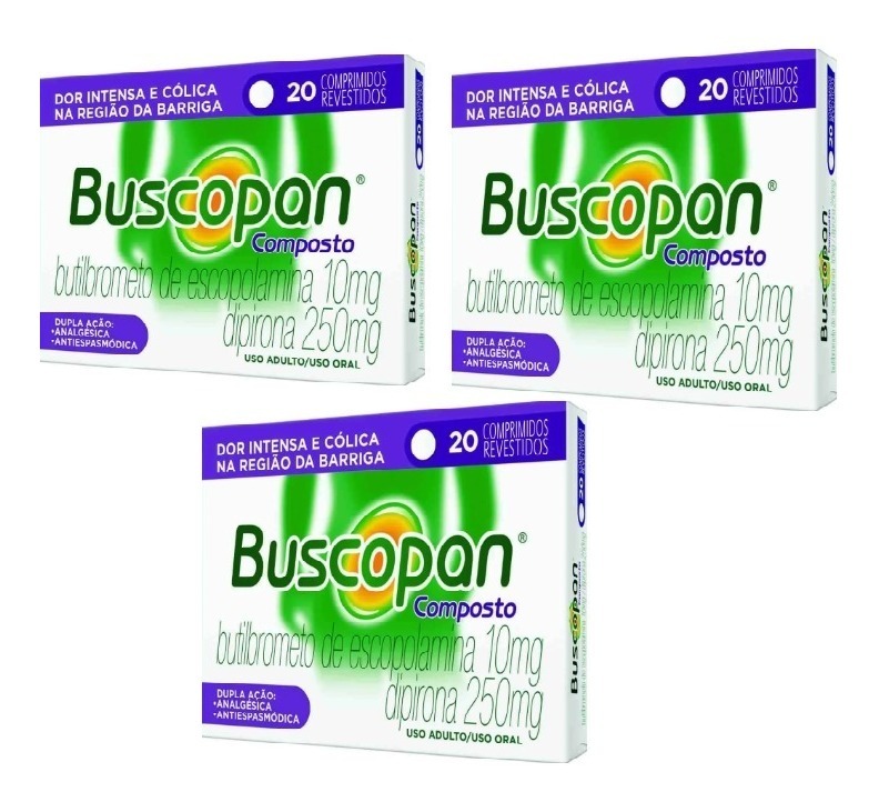 Imagem Complementar do Buscopan - Cpto 20 drágeas