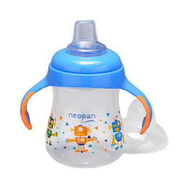 Caneca Infantil Neopan Bicolor Azul 270Ml