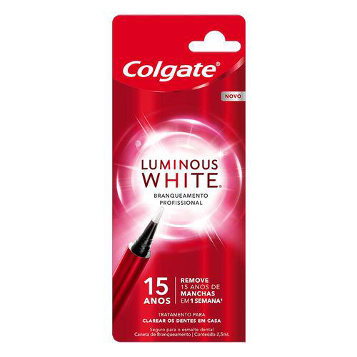 Caneta Branqueadora Dental Colgate Profissional Luminous White 2,5Ml