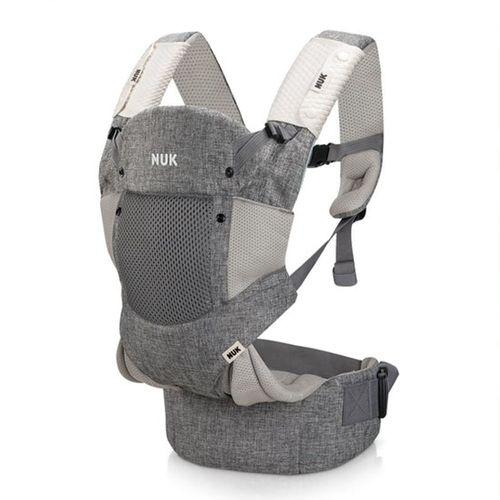 Imagem do produto Canguru Ergonômico P/ Bebê Comfort 3 Posições 15Kg Cinza Nuk