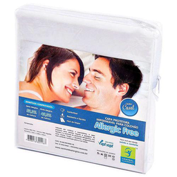 Imagem do produto Capa Antiac Allerg Casal Elastico Central Do Alergico