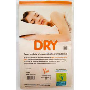 Imagem do produto Capa Para Travesseiro Dry Adulto Com Ziper Pvc Central Do Alergico