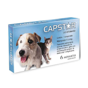 Capstar 11,4Mg Para Cães E Gatos Até 11Kg Caixa Com 1 Comprimido