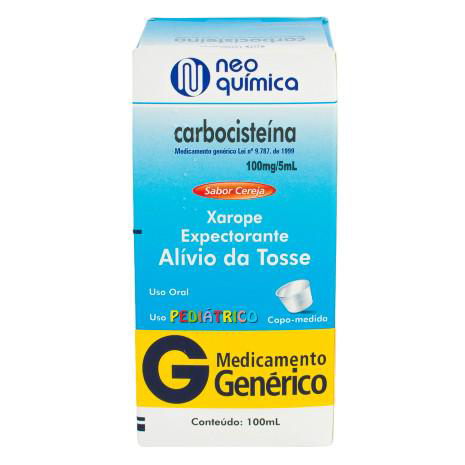 Imagem do produto Carbocisteína - Pediátrico 100Ml N Neo Química Genérico
