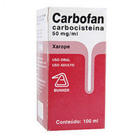Imagem do produto Carbofan 20 Mg Xarope Pediátrico Com 100 Ml