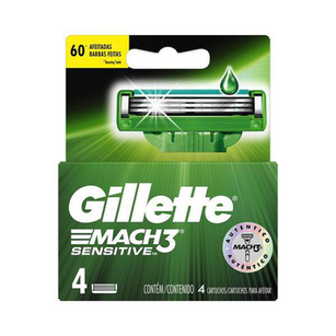 Imagem do produto Carga - Mach3 Sensitive 4Un