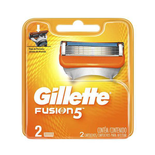 Carga Para Aparelho De Barbear Gillette Fusion5 2 Unidades
