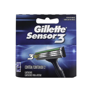 Carga gillette sensor 3 com 2 unidades