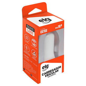 Imagem do produto Carga Veicular Elg Universal Com 1 Porta Usb Branco Bivolt