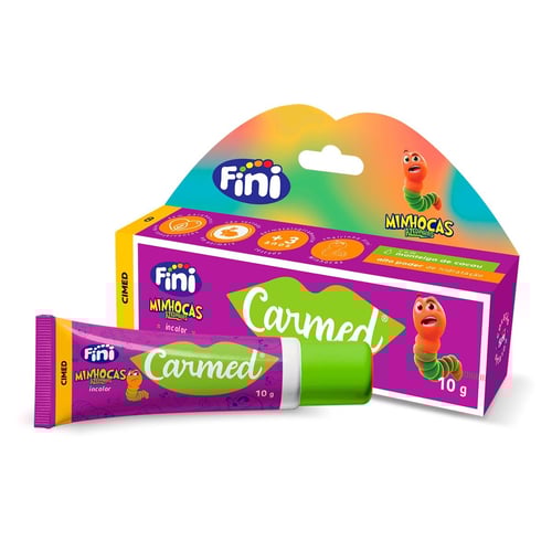 Carmed Fini Minhocas Azedinhas Incolor 10G