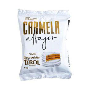 Imagem do produto Carmela Alfajor Chocolate Branco Com Doce De Leite 50G