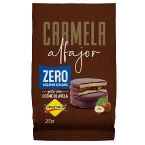 Carmela Alfajor Zero Açúcar Com Creme De Avelã 25G