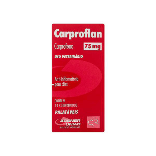 Carproflan 75Mg Antiinflamatório Para Cães