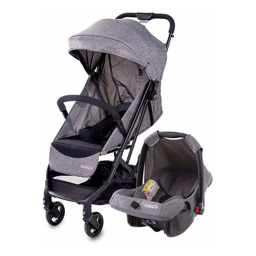 Imagem do produto Carrinho Com Bebê Conforto Travel System Minny 3.0 Duo Cosco Cinza Mescla Go Travel