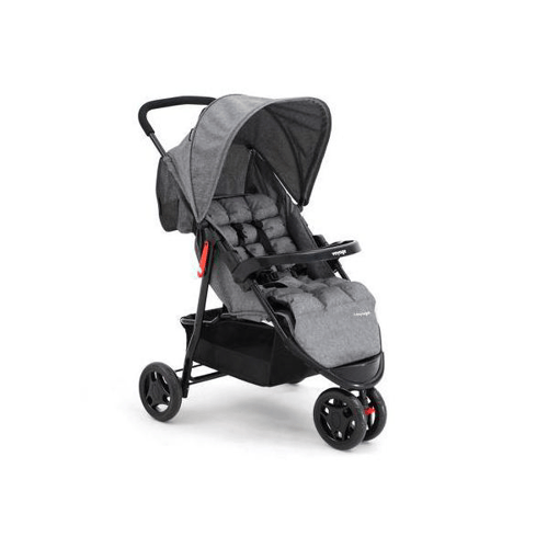 Imagem do produto Carrinho De Bebê Delta Voyage Cinza Mescla