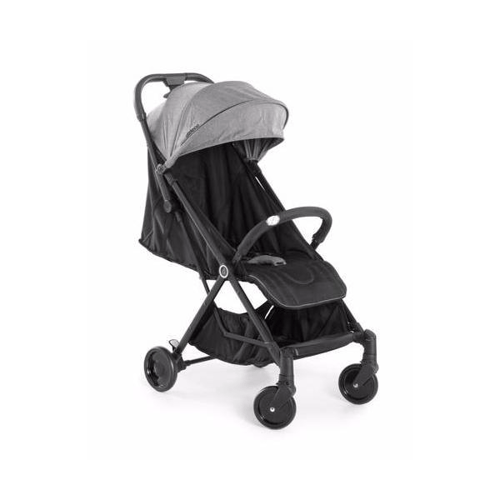 Imagem do produto Carrinho De Bebê Jamby Galzerano Preto E Cinza