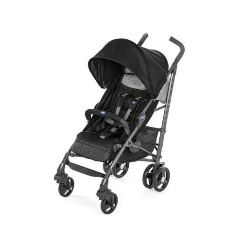 Carrinho De Bebê Lite Way 4 Basic Chicco Preto