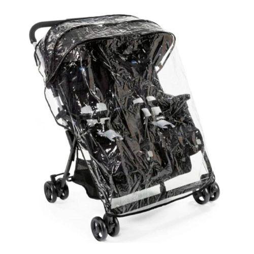 Carrinho De Bebê Para Gêmeos Ohlalà Twin Black Night Chicco