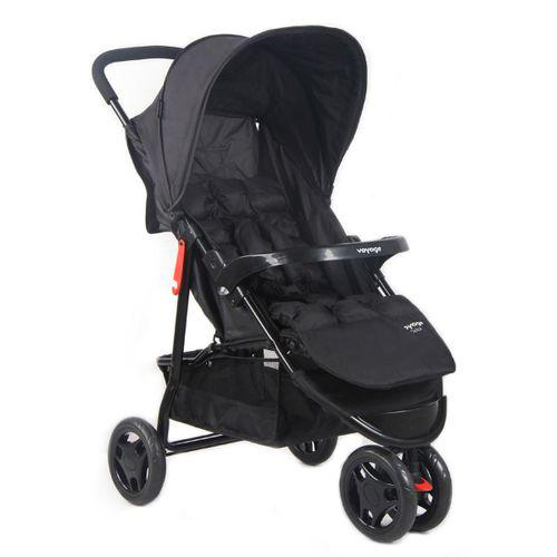 Imagem do produto Carrinho De Passeio Para Bebê Delta Até 15Kg Preto Voyage