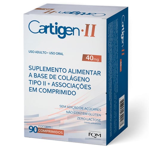 Imagem do produto Cartigen Ii Colágeno Tipo 2 40Mg 90 Comprimidos
