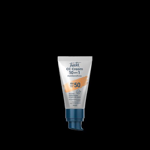 Cc Cream Multibenefícios 10 Em 1 Fps50 Cor 02 Tracta