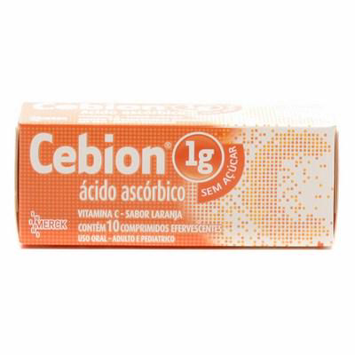 Cebion 1Gr S/Acucar Com 10Cpr Eferv