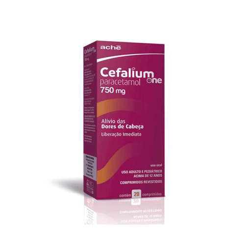 Cefalium One 750Mg Com 20 Comprimidos Revestidos