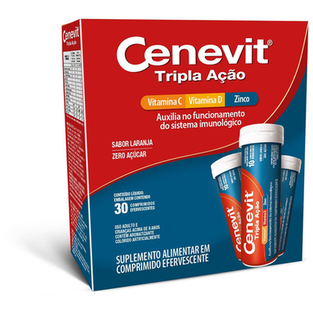 Imagem do produto Cenevit Tripla Ação 30 Comprimidos